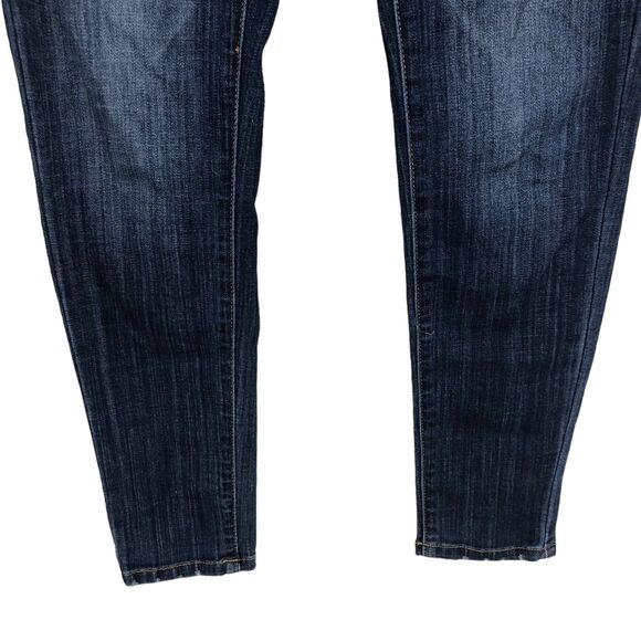 Kancan Midrise Skinny Jeans, Intentional Whiskering, Stretchy SZ 9/28 - Picture 4 of 10